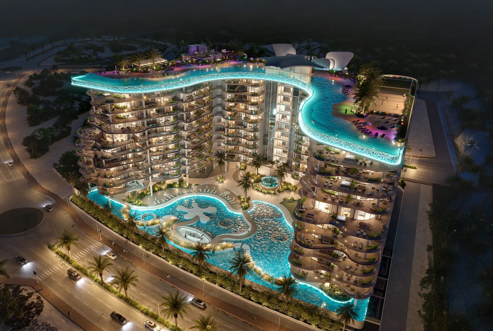 Manta Bay Residences Al Marjan Island - Waterfront luxury living with panoramic views and exclusive ... Manta Bay Residences luxury Al Marjan Island development available for investment near Wynn Casino